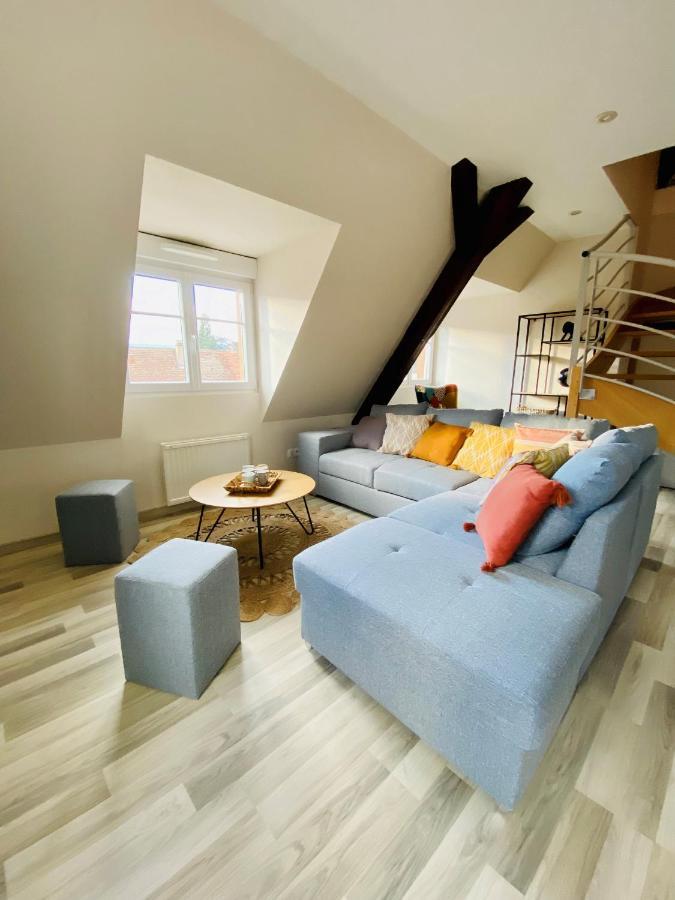 L'Envolee Alsacienne - Magnifique Appartement En Duplex Ostheim Exteriér fotografie