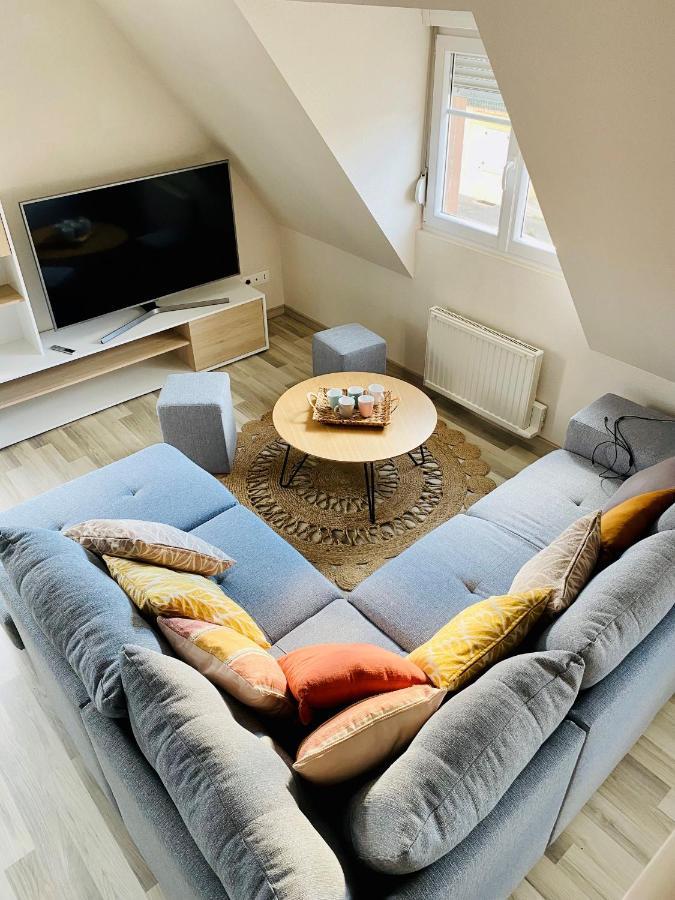 L'Envolee Alsacienne - Magnifique Appartement En Duplex Ostheim Exteriér fotografie